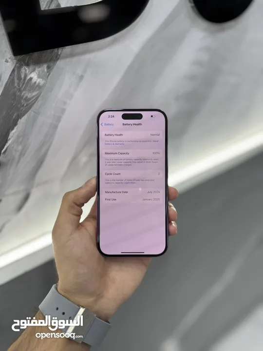 ايفون 16 128GB جيجا لون اسود او زهري او ازرق اجهزة لا تعد انها مستخدمة نسبة البطارية 100%