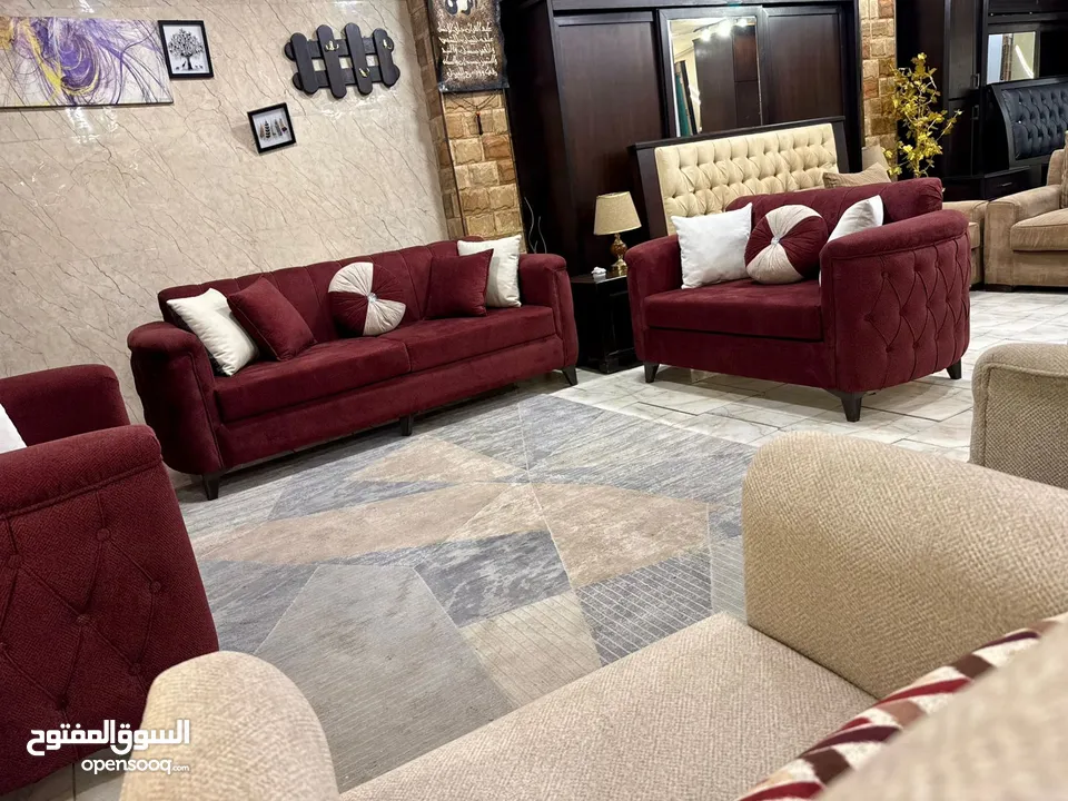 طقم كنب 9 مقاعد للبيع
