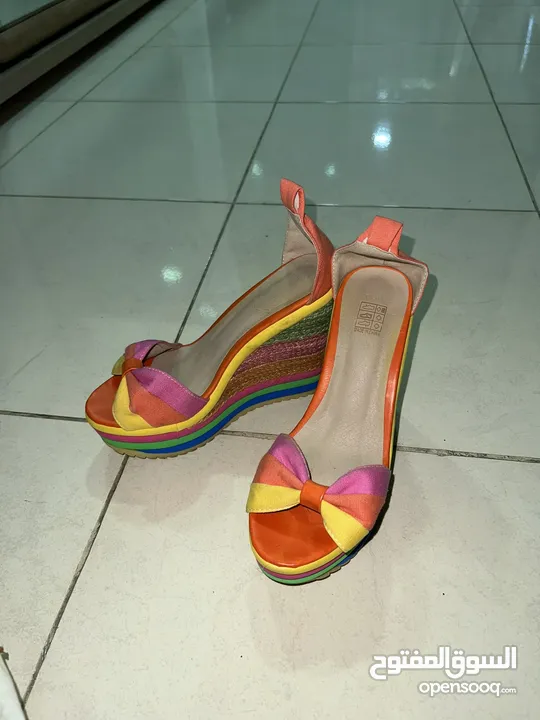 Multicolored shoes