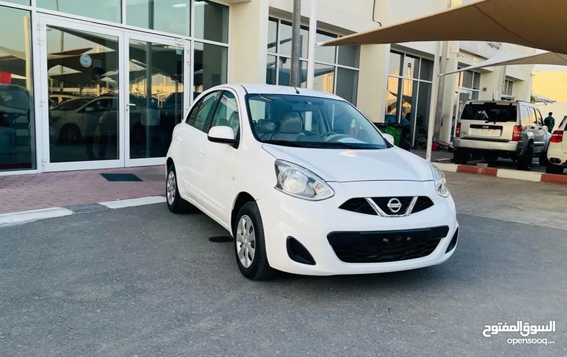 NISSAN MICRA/2019/WHITE/GCC/1 YEAR WARRANTY