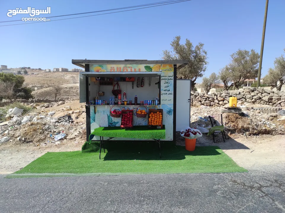 كشك للايجار  500 في الشهر