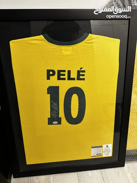 Pele T-shirt Signature signed World Cup 1970 Brazil