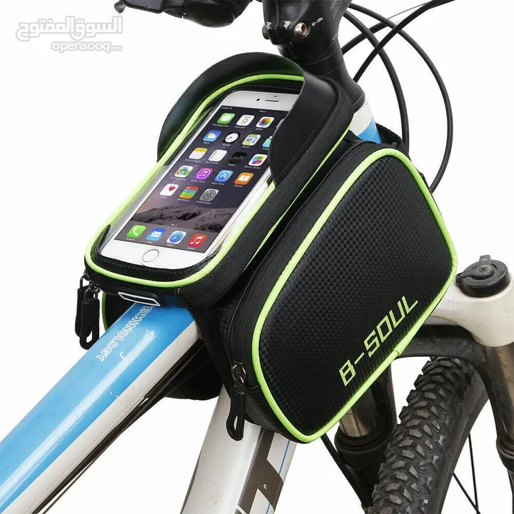Bicycle bag mobile holder حقيبة الدراجة مع حاملة للهاتف