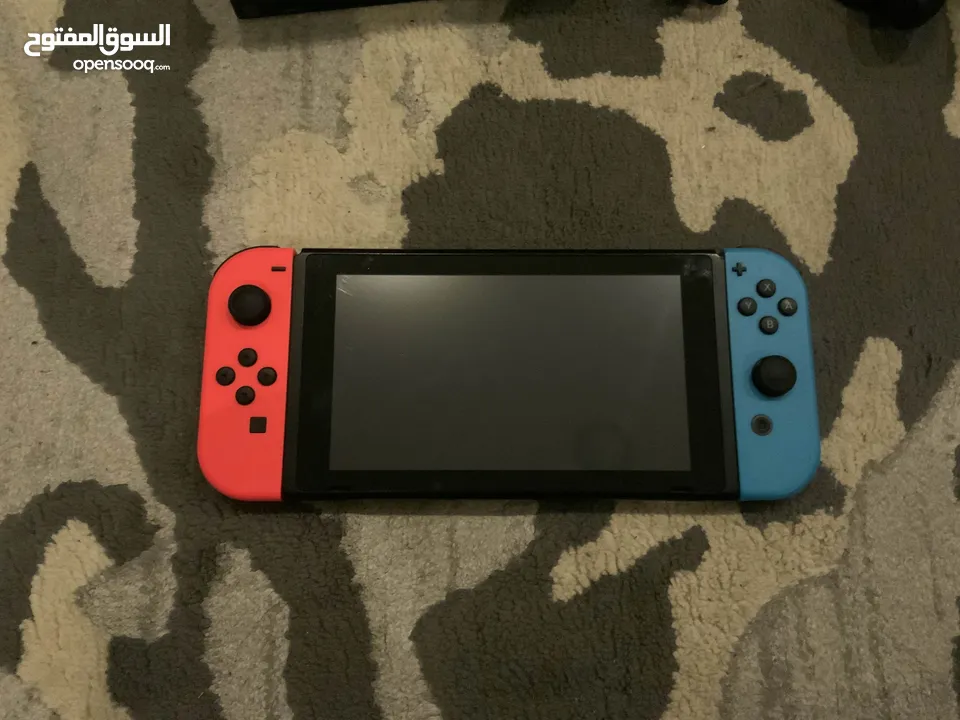 Nintendo switch with accessories