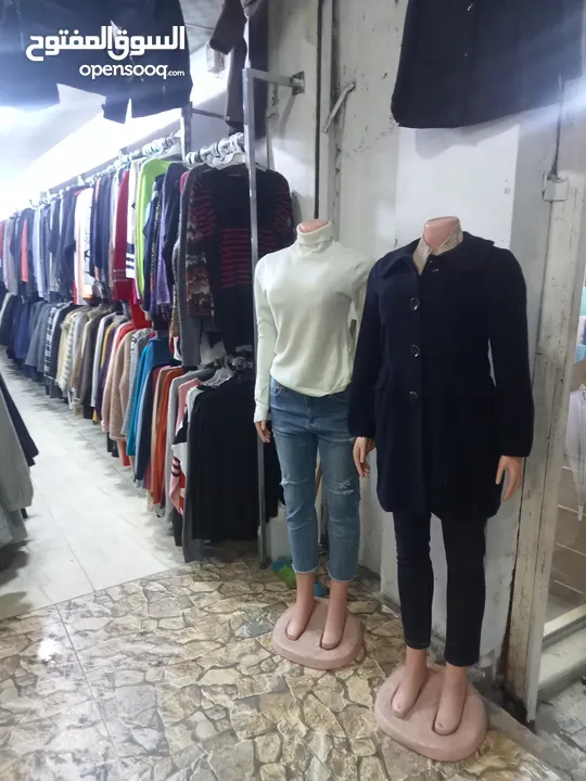 محل البسه اوروبي للبيع اربد موقع مناسب