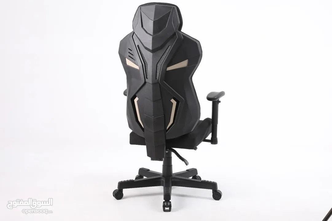 كرسي جيمنغ مريح لساعات اللعب الطويلة لون اسود  Dragon War Gaming Chair GC-027  السعر شامل التوصيل