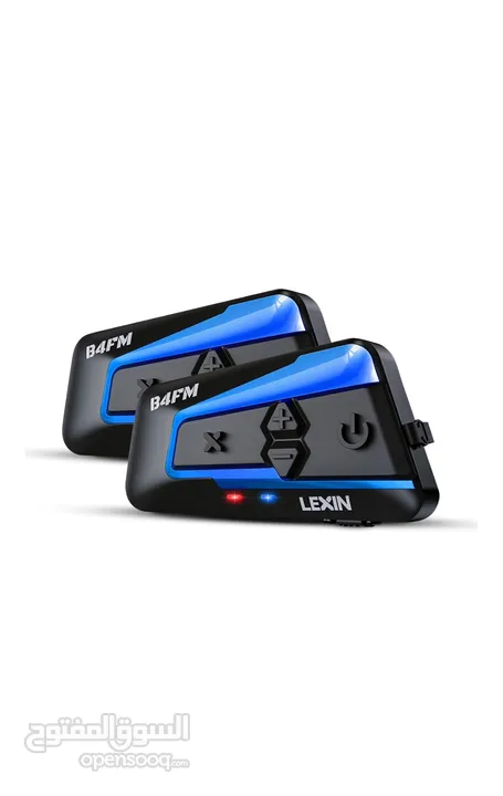 سماعة رأس LEXIN B4FM للدراجات النارية بتقنية البلوتوث