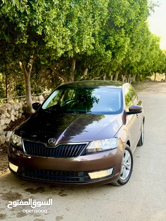 سكودا رابيد 1400 تيربو/اصل برايفت جير اتومات فحص ممتاااز سعرر حررق