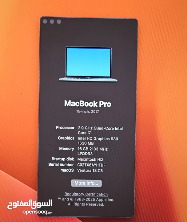 Apple Macbook Pro 15 Inch - i7