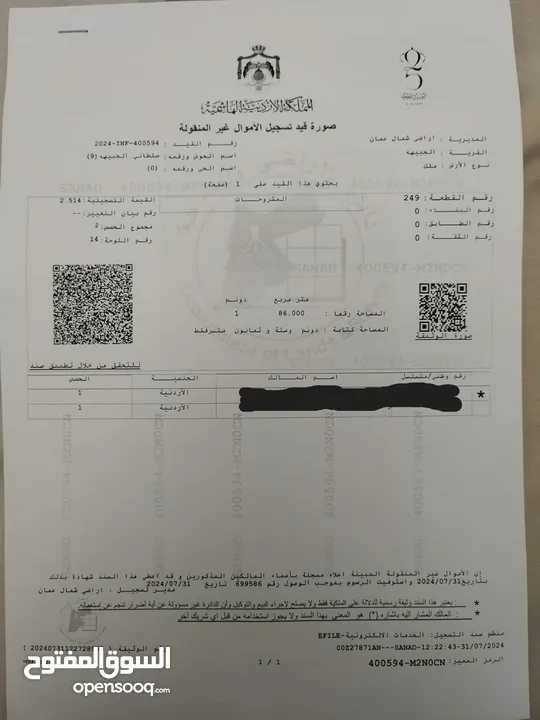 فرصة استثمارية مميزة – أرض للبيع في قلب عمّان  بلقرب من اسواق السلطان