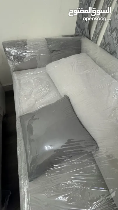 For sale 2 new sofas للبيع عدد 2 كنب جديدة وغير مستخدمة