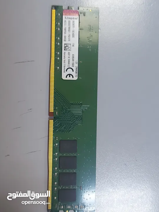 رامات Ram DDR4 16g (8x2) نظاف وعلى التجربة