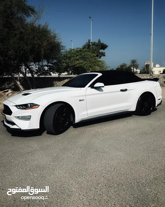 Mustang GT 2018 5.0 كشف لون ابيض