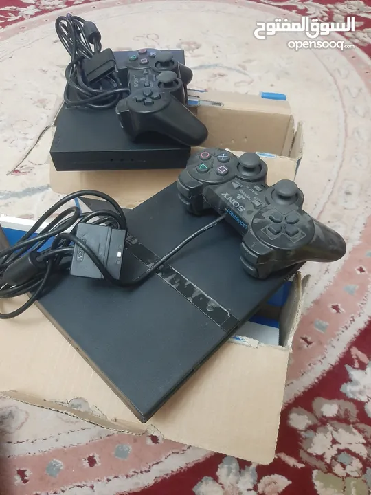 PS2 with box for collection