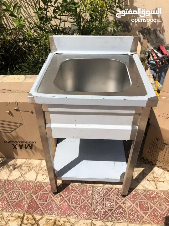 Table and Sink ( Stainless steel )