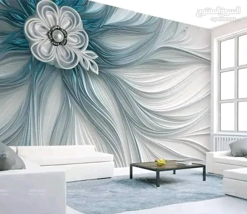 ورق حائط  ثلاثي الأبعاد بمواصفات المانيه عاليه الجوده  وتصاميم حديثه حرصا منا علي ارضاء جميع الاذواق