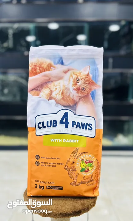 افضل طعام للقطط club for paws دراي فود