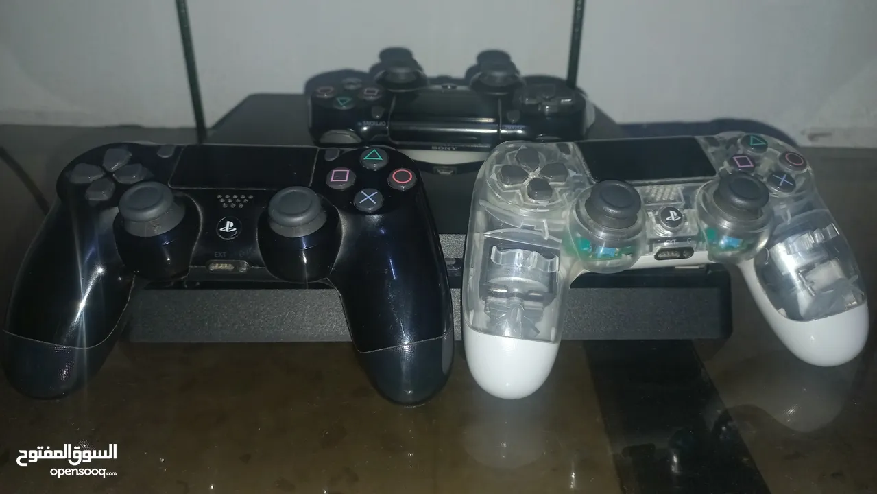 بلايستيشن 4 سلم ps4 slim مستعمل بحالة جيدة جدا اقرأ الوصف