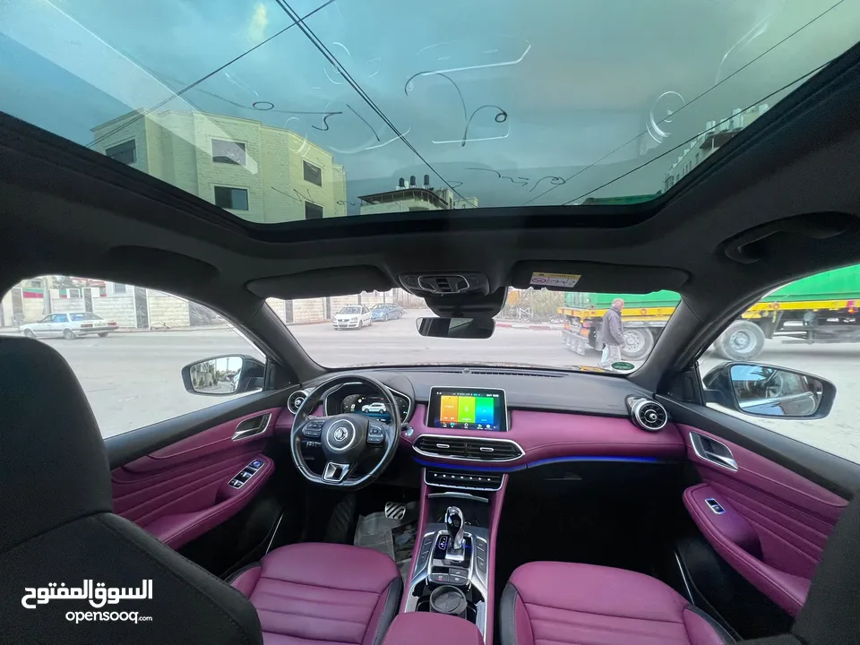 جيب MG EHS 2023 محرك 1600 هايبرد/plugin (( فرش جلد خمري مميز )) (( بمشي 48 كيلو علشحنه