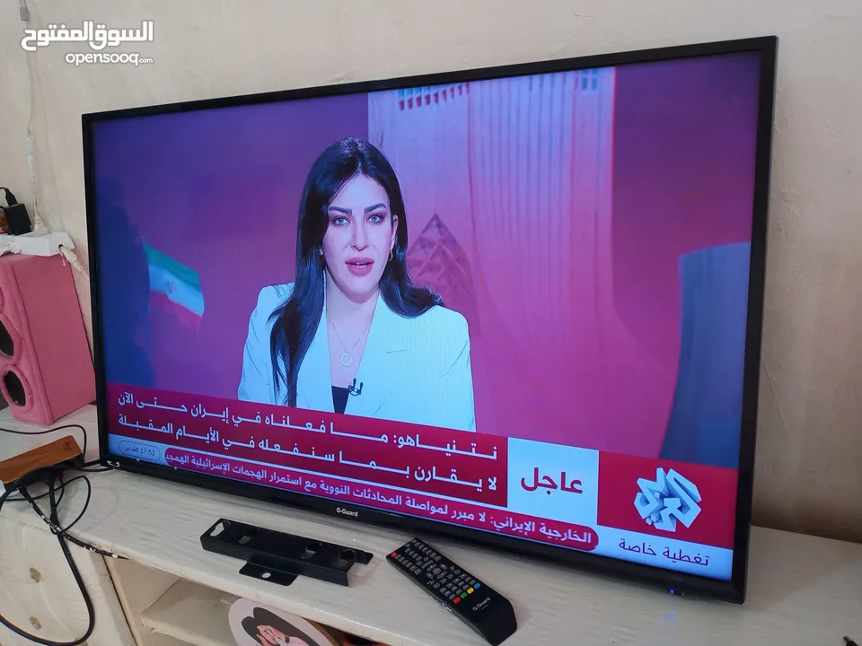 شاشة جي جارد حجم 43 انش ( مش سمارت )