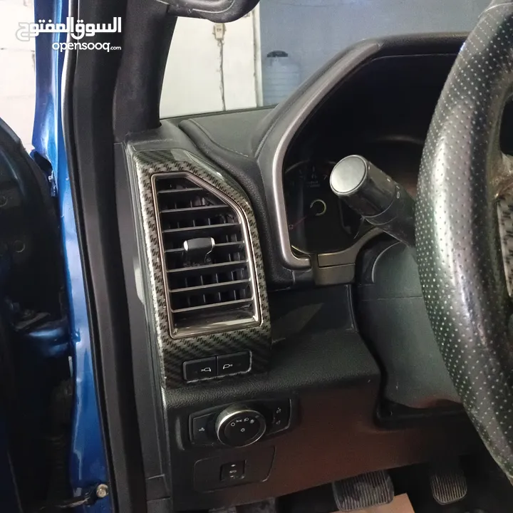 فورد رابتر أصلي للبيع للجادين فقط بسعر مناسب  F150  2018 أزرق جنط بي دلك فل بنوراما