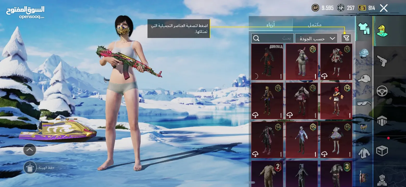 حساب ببجي موبايل