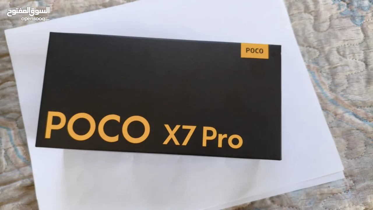 وحش الألعاب POCO X7 Pro بمساحة 512 جيجا و 12 جيجا رام