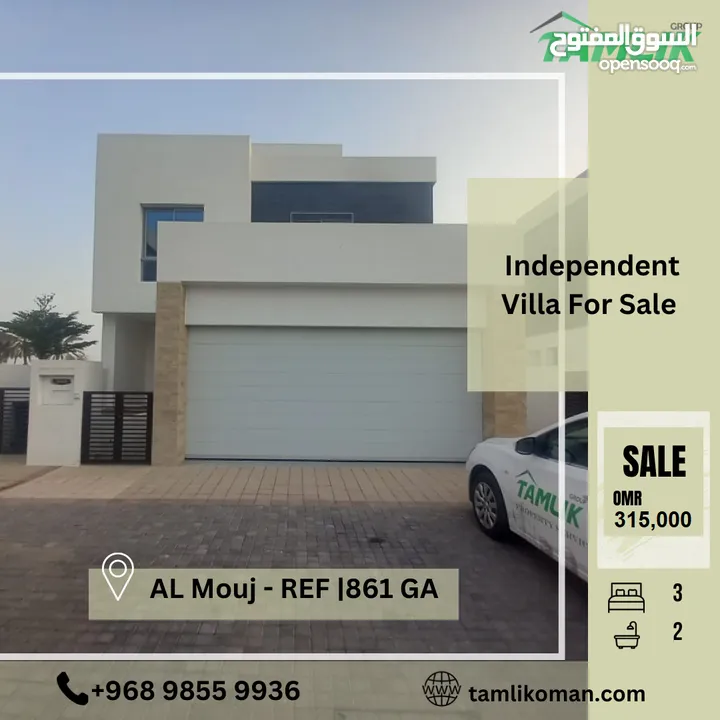 Independent Villa For Sale In AL Mouj (Ghader)  REF 861GA