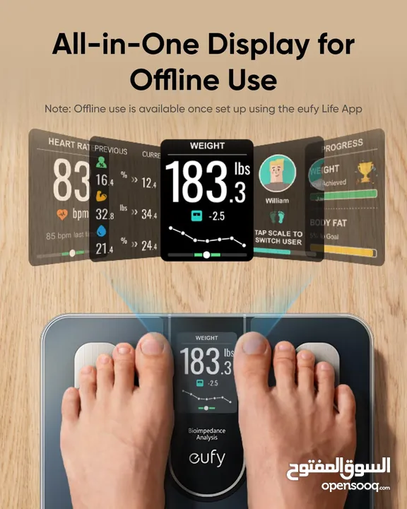 eufy Smart Scale C20 Black  NEW -MEAGByte