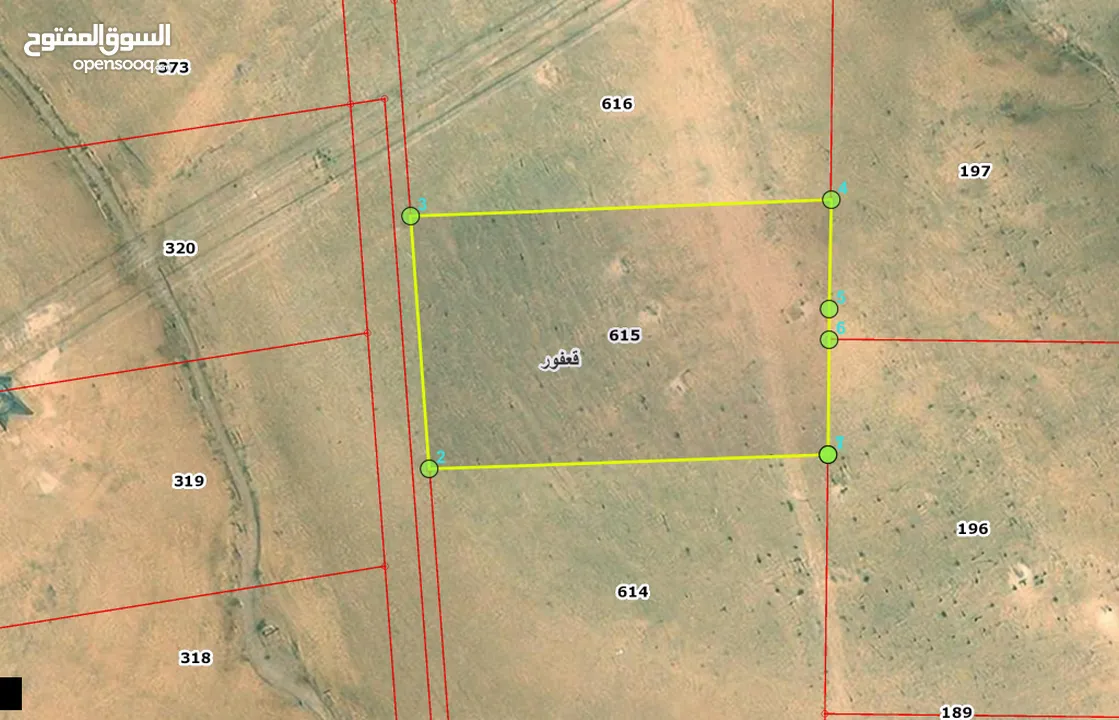 قطعة أرض للبيع في قعفور من المالك مباشرة مساحة 5584 م2