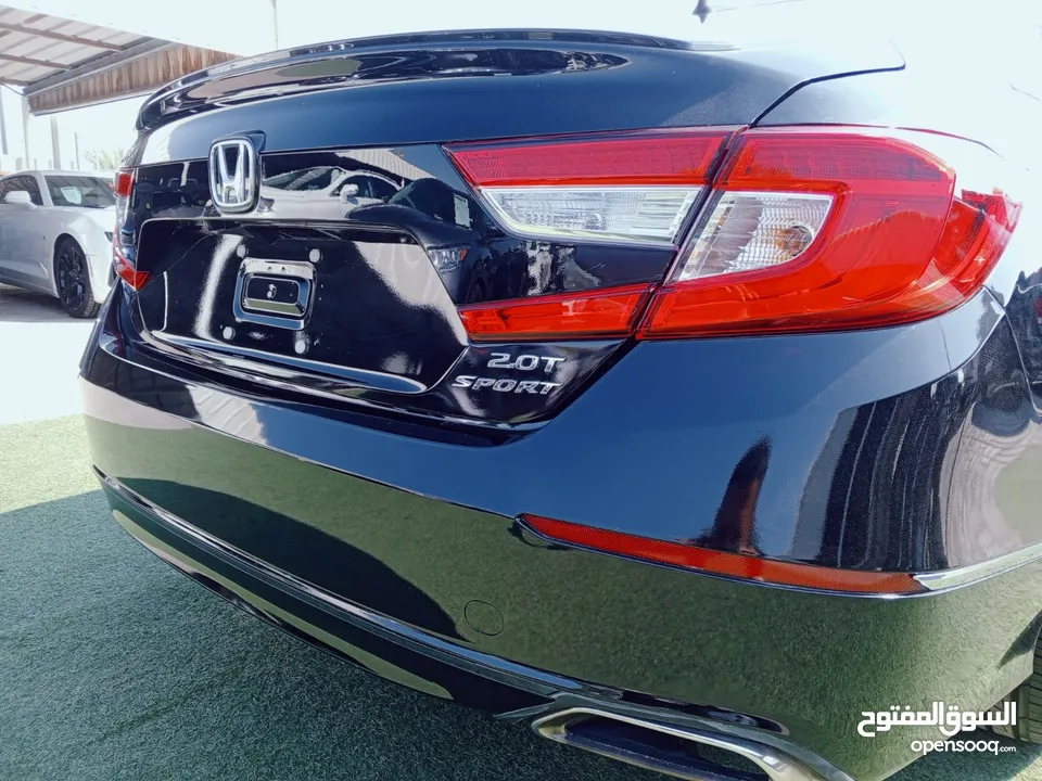 HONDA ACCORD SPORT 2.0 with sunroof   2020 هوندا اكورد كاملة مواصفات مع مواصفات مميزه و بانوراما