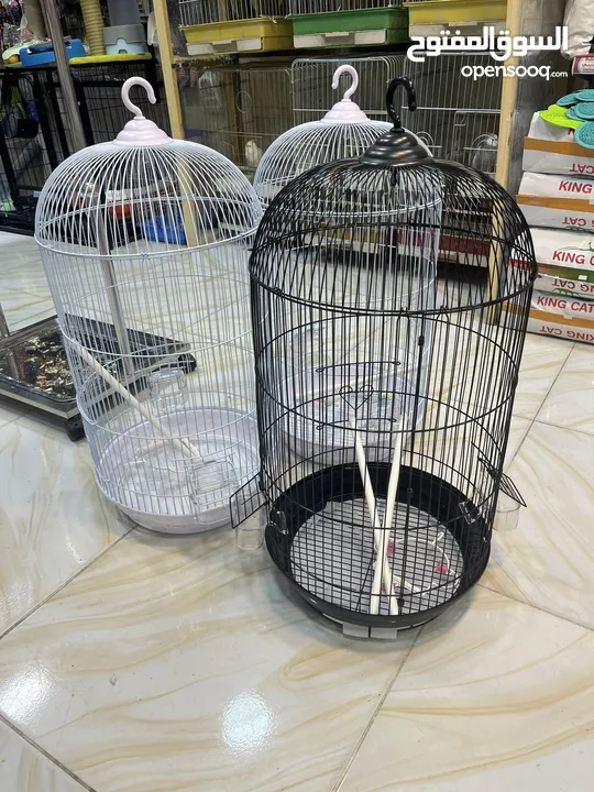 قفص مطاول أبيض أسود بخ حراري