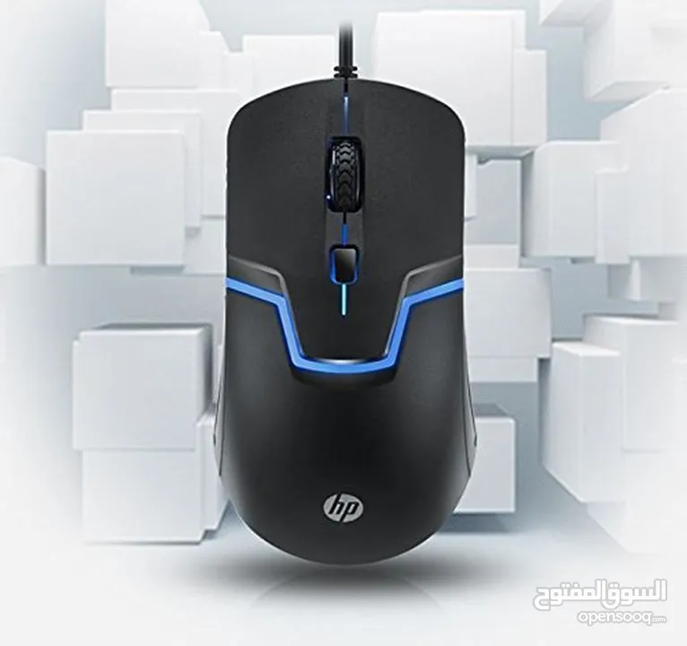 ماوس كمبيوتر نوع HP اصلي HP M100 Wired Gaming Optical Mouse Black