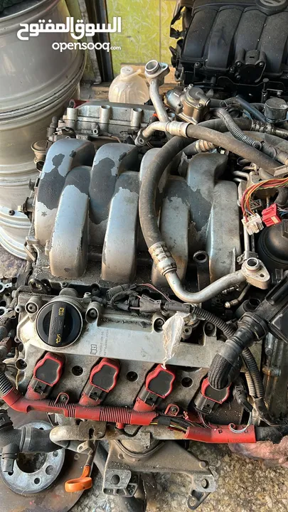 ماتور أودي Q7 audi 4200cc / زهرة اليارة لقطع السيارات