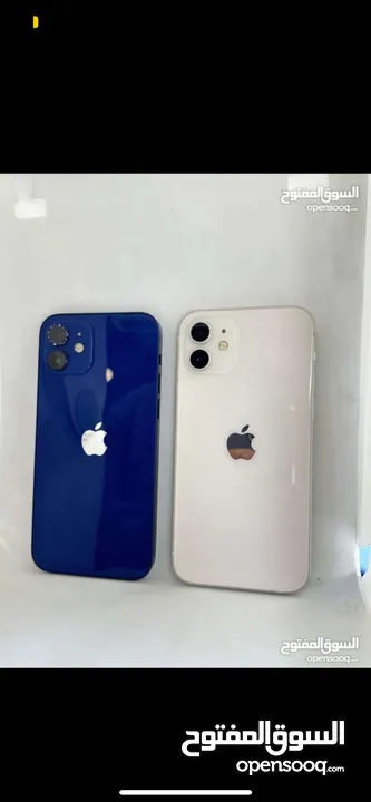 iPhone 12 128g  بحالة الجديد  مكفول 10 ايام