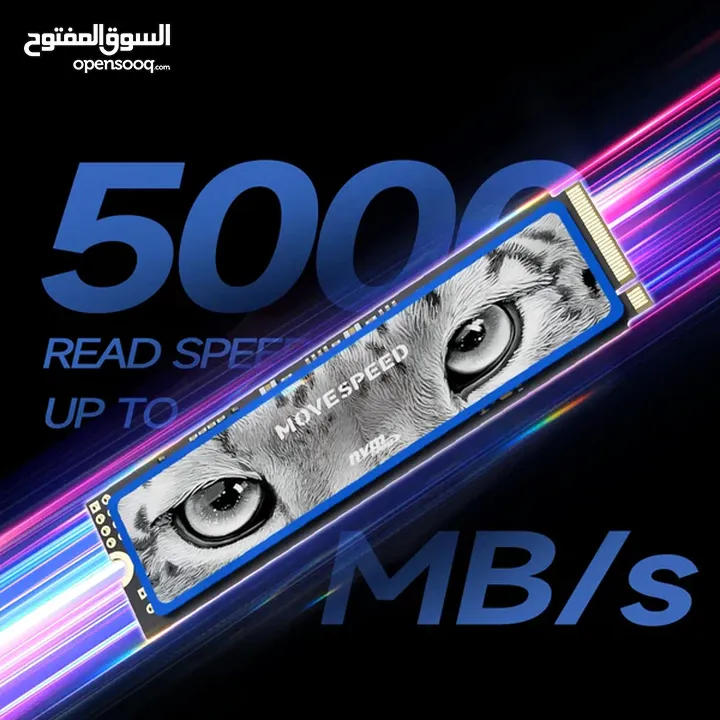 MOVE SPEED Snow Leopard 5000MB/s PCIe 4.0 NVMe M.2 1/2TB SSD