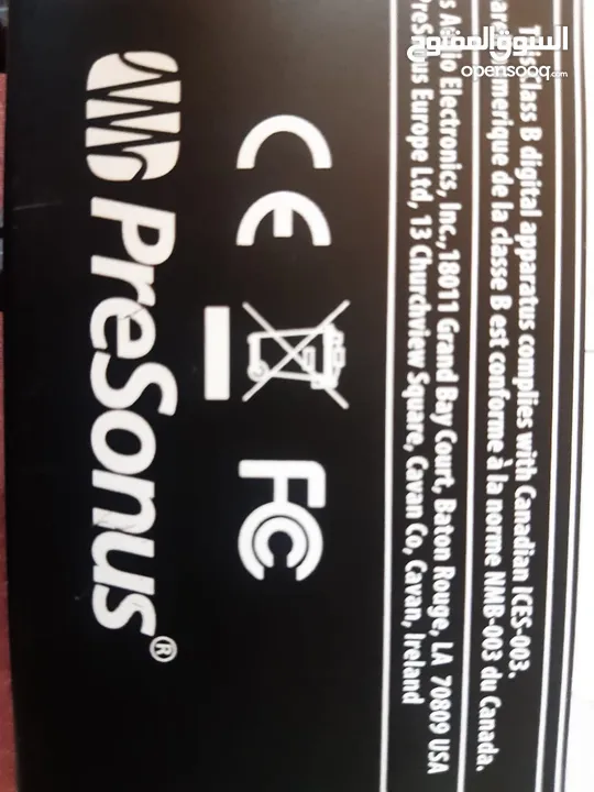 واجهة صوت استوديو احترافية Presonus 24c