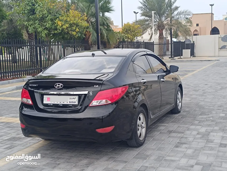 HYUNDAI ACCENT -2016-MID OPTION / EXCELLANT CONDITION