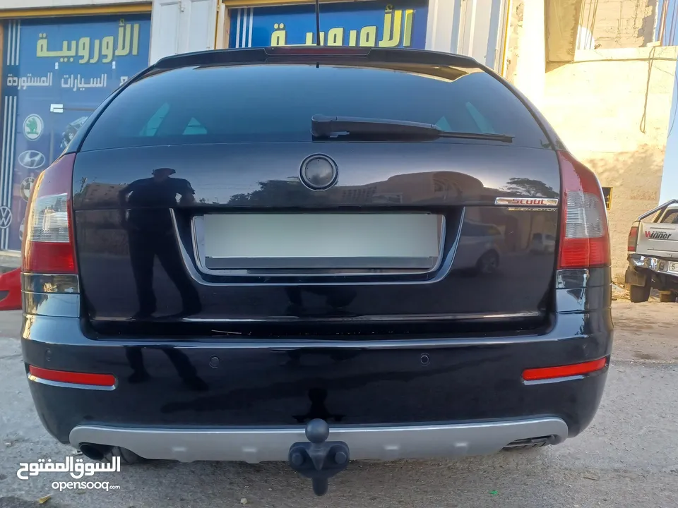 سكودا اوكتافيا رمش تحويل كامل اصلي الى (SCOUT) طقم كامل مستورد مختم بختم شركة Vw skoda