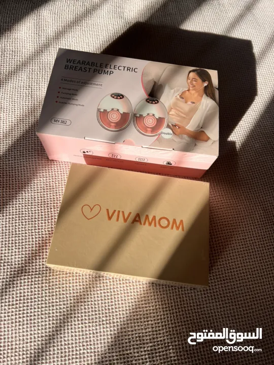 شفّاط حليب كهربائي عدد 2 من ماركة كوولي مع تعقيم و تدفئة و طقم فيفامام كامل