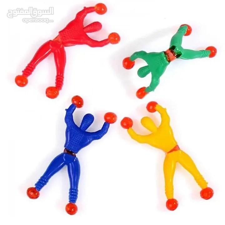 Game Toy Mini Climbing Man,Flexible Sticky Flip,can Climb and Roll on Smooth,Clean and Upright Wall,