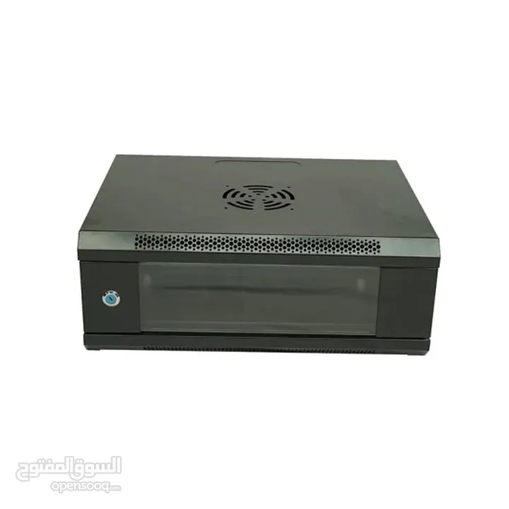 خزانه   كابينه. 4uحماية اجهزة لل Dvr واجهزة الصوت. مع وصلة كهرباء و مروحة تبريد