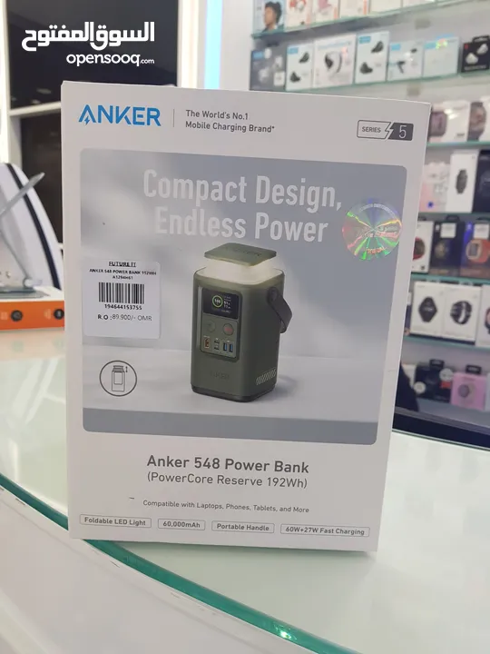 Anker 548 power bank powercore reserve 192w 60000mah