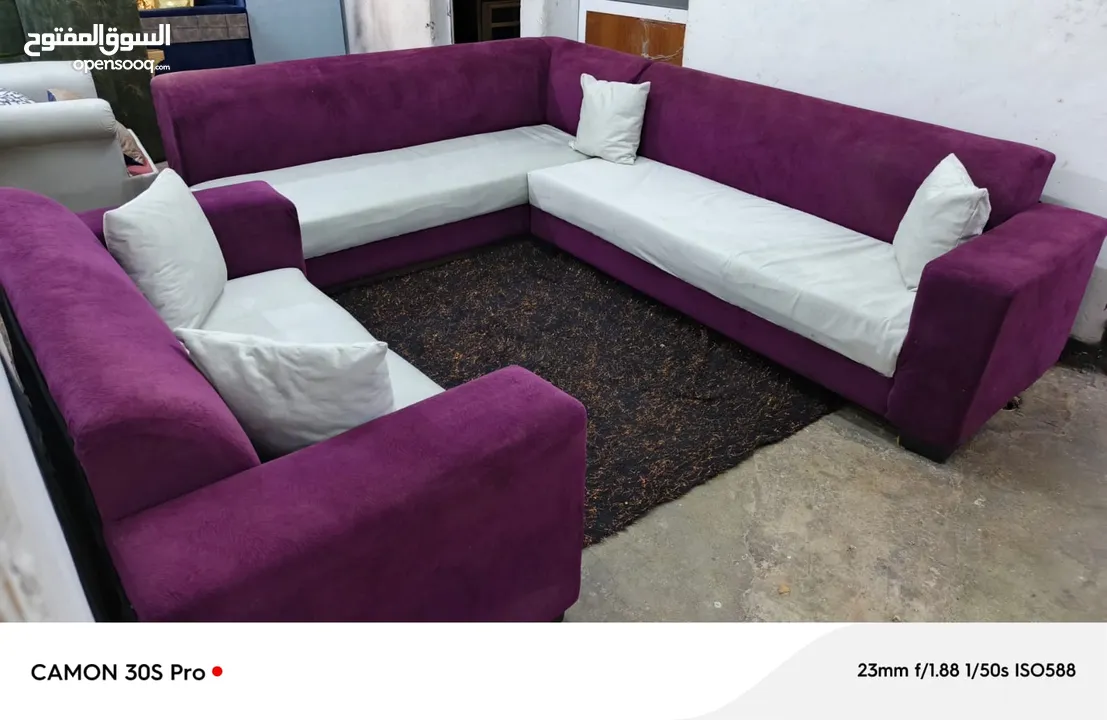 طقم كورنر بحالة الجديد