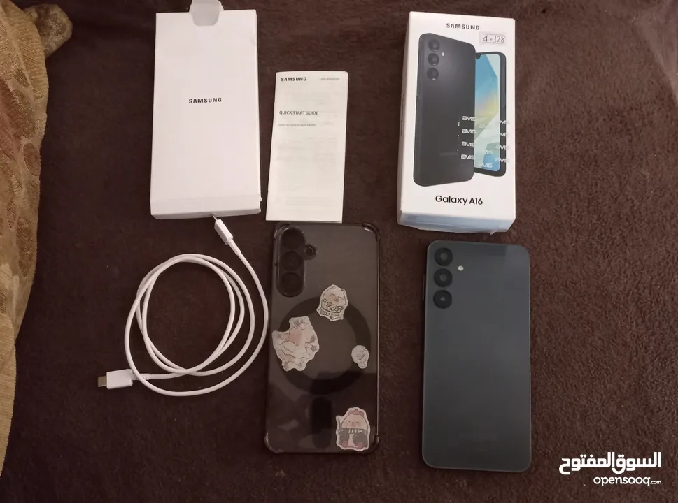 samsung galaxy A16 128 g مستعمل اقل  من شهر قابل للتفاوض