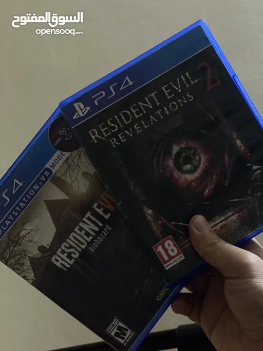 لعبة بلايستيشن 4 resident evil revolution و resident evil biohazard