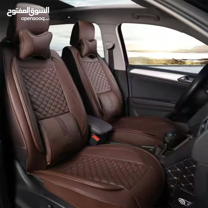 أفضل حماية لمقاعد سيارتك!  طقم فرش متكامل عالي الجودة لجميع السيارات (5 مقاعد).  مقاوم للأوساخ