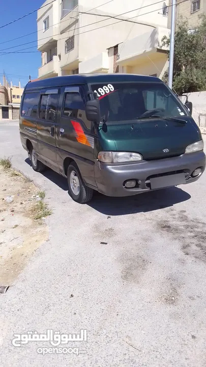 باص H100 موديل 99 للبيع كاش 3000 مرخص لآخر شهر 12