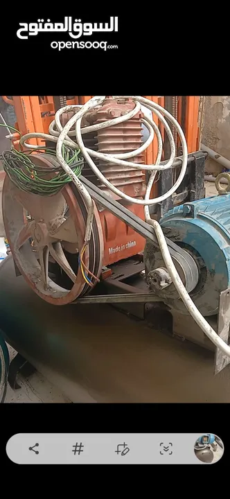 كمبريصه هواء بحاله جيدا 3فاز 300لتر
