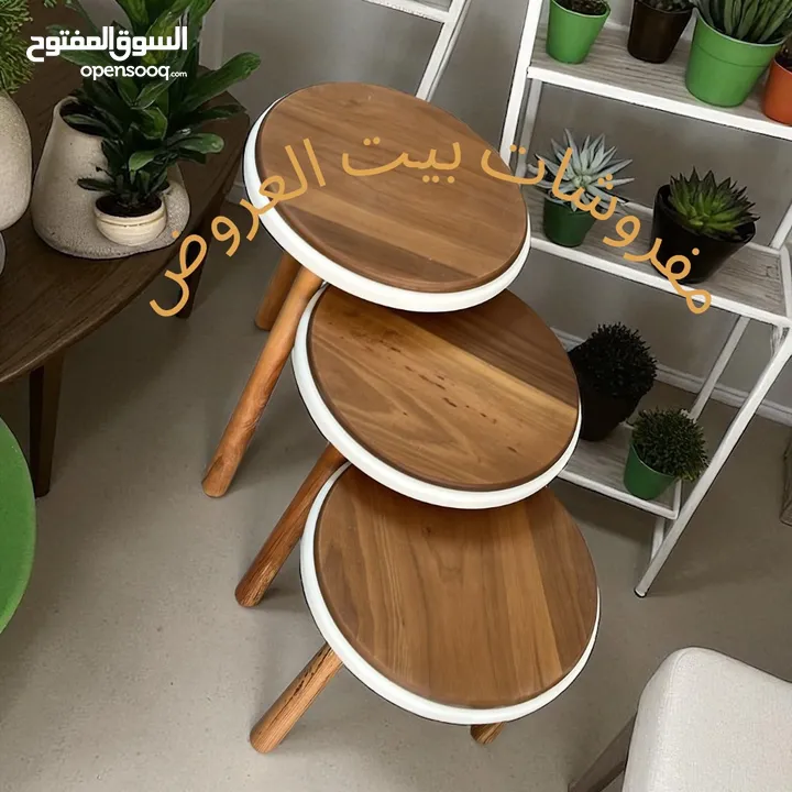 طاولات وسط مودرن مع أطقم سكمَلات تركي فاخرة – جودة عالية وألوان متعددة تناسب جميع الأذواق